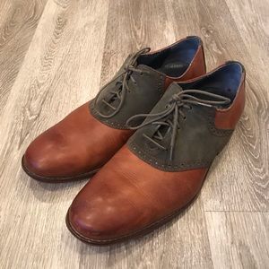 Men’s Cole Haan dress shoes with Nike Air souls.
